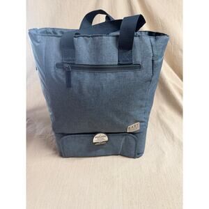 Baby Innovations Insulated Cooler Tote Diaper Bag Blue Travel Picnic NWT